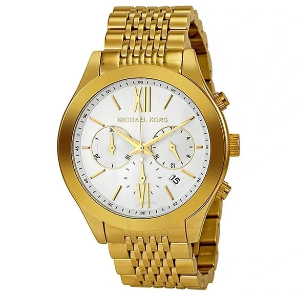 Michael Kors MK5762 Womens Brookton Yellow Gold Steel Bracelet Chronograph Watch Michael Kors | Accessories | Michael Kors Mk5762 Womens  main image 4